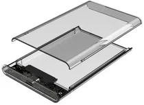 Gaveta Satellite AX-250 para HDD 2,5" SATA USB-C 3.0 Transparente (Até 1TB)