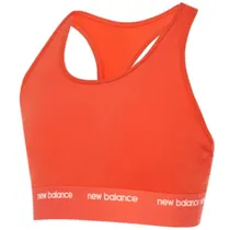 Top New Balance Feminino Medium Support Sleek Pace XS Laranja - WB41048NEF