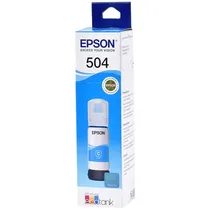 Tinta Epson T504 220 C13T03N22A para Impressoras Eco Tank - Cyan