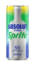 Coca Cola Gaseosa Sprite Absolut Vodka 269ML