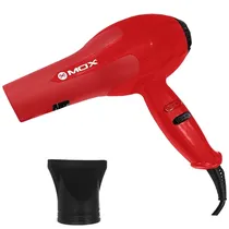 Secador de Cabelo Mox MO-HD4002 / 4000W / 3 Temperaturas / 2 Velocidades / 220V ~ 50/ 60 HZ - Vermelho