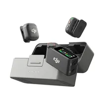 Microfone Sem Fio Dji Mic 3 (2 TX + 1 RX + Charging Case) - USB-C - Bluetooth - Preto