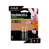 Pilha Duracell Recargables AAA X2