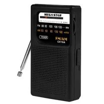 Mini Rádio Megastar CX16A Bateria AM/FM/A