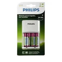Carregador Philips c/4PILHAS 2450MAH Bivolt