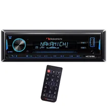 Toca Rádio Nakamichi NQE721B 4 de 50 Watts com Bluetooth/USB - Preto