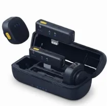 Microfono Lapela Sate p/Cel A-MK204 2MIC USB-C/Lighting Wireless