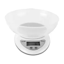 Mini Balança Digital Portatil Electronic B05 / 5KG - Branco