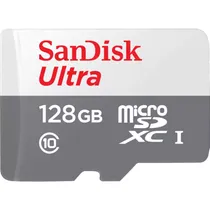 Cartão de Memória Sandisk Ultra 128GB C10 100MB/s SDSQUNR-128G-GN6TA