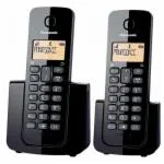 Telefone Panasonic s/ Fio KX-TGB112LAB 2 Base/Bina/Bivolt Preto