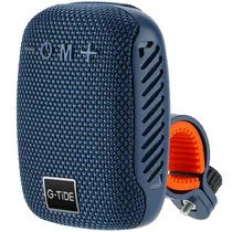 Mini Speaker G-Tide SV01 com Bluetooth / Aux / USB / 5W / 500MAH - Azul