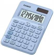 Calculadora Compacta Casio MS-7UC-LB – Azul Claro