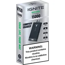Ignite Vaper Desechable V150 Pro 15000PUFFS Green Apple