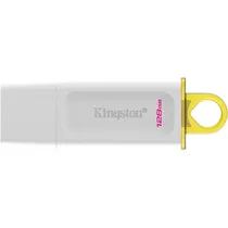 Pendrive Kingston Datatraveler Exodia 128GB USB 3.2 Gen 1 - Branco KC-U2G128-5R