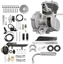 Motor A Gasolina de 80CC 2 Tiempos para Bicicleta - Prata