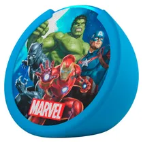 Caixa de Som Amazon Echo Pop Kids Edition 1ª Geração com Alexa Marvel