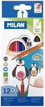 Milan 0722312 Lapiz de Color 12PCS