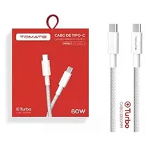 Tomate TC-103CC Cable de Carga Turbo Tipo c/C White