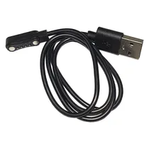 Carregador FTX 4 Pinos para Smartwatch K10 - Preto