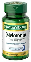 Nature's Bounty Melatonin 5MG 90 Capsulas