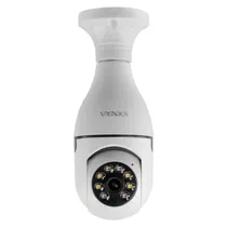 Câmera de Segurança IP Satellite A-CAM003 - 2MP - Wi-Fi - Lâmpada - Branco