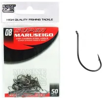 Anzol Marine Sports Super Maruseigo Black Nickel 08 com 50 Pçs