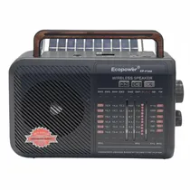 Rádio Ecopower EP-F308 USB/SD/FM/BT - Preto