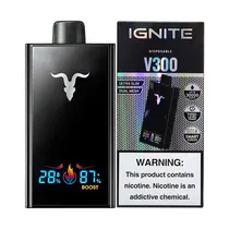 Pod Descartável Ignite V300 Black Pineapple Kiwi