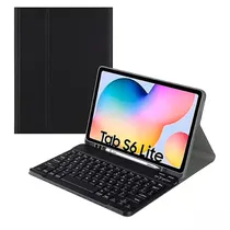 Capa Magnética 4LIFE com Teclado para Samsung Galaxy S6 Lite - Preta