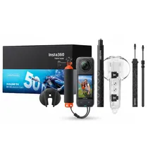 Câmera de Ação INSTA360 X4, Pacote Cinsabma Invisible Dive X416