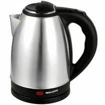 Jarra Elétrica Megastar TM9606B 1.500 Watts 2 Litros 220 - 240 V ~ 50/60 HZ - Prata/Preta