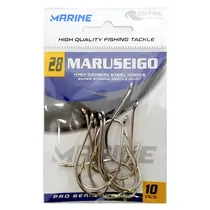 Anzuelo Maruseigo Nickel 28 c/10 Cartela