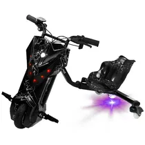 Triciclo Elétrico Audisat TE-8W 8" Bluetooth/Speaker - Lightning Black (1 Mês de Garantia)