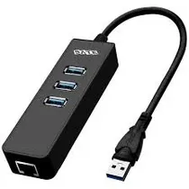 Adaptador Hub Sate USB 3 USB/RJ45 Lan A-HUB41