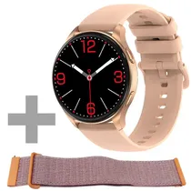 Relógio Blackview X20 com Bluetooth - Dourado/Rosa + Pulseira