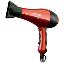 Secador de Cabelo Mondial Infinity Ion 2500 SC-12 - 2000W - 110V/60HZ - Vermelho