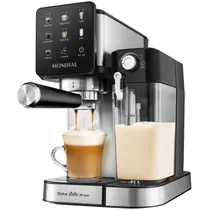Cafeteira Elétrica Mondial Espresso Dolce Latte C-28-Ecl - 1350W - 1L - 220V 50/60HZ - Preto e Inox