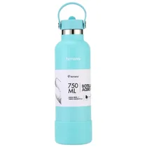 Garrafa Térmica Terrano - 750ML - com Bico + 2 Canudos - Azul Claro