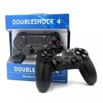 Controle Game Sem Fio para PS4 Recarregável Dual Shock Wireless Replica - Preto