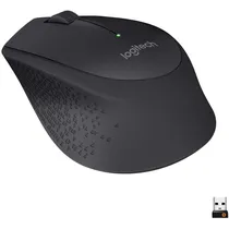 Mouse Logitech M280 910-004284 - Sem Fio - 1000 Dpi - 3 Botões - Preto