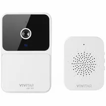 Campainha Sem Fio Vivitar DB201 com Câmera Wi-Fi - Branco