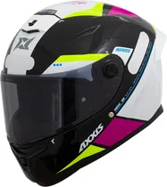 Capacete para Moto Axxis Hummer B Mir E8 - Tamanho L (59-60) - Gloss Black