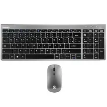 Smartfy Teclado + Mouse Wireless TW01B Port Space Grey