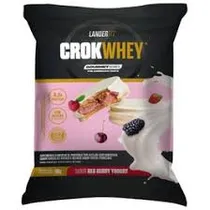 Landerfit Alfajor Crokwhey Red Berry Yogurt Plastico Negro