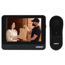 Video Porteiro Sate Smart Home A-DB24 4.3" HD com Timbre - Black