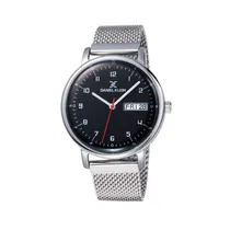 Relógio Analógico Masculino Daniel Klein Premium DK12004-2 - Prata/Preto