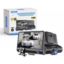 Camera DVR para Carro Lotus LT-A640 / 3 Em 1 / Full HD / 4" - Preto