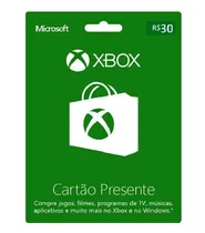 Cartão Presente R$30 Xbox Live