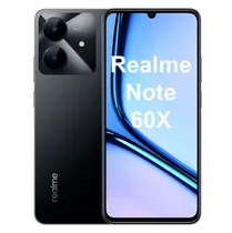 Celular Realme Note 60X RMX3938 64GB / 3GB Ram / Dual Sim / Tela 6.74 / 8MP - Preto (Anatel)