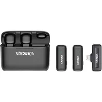 Microfone Sem Fio Satellite A-MK242 Lightning - Preto